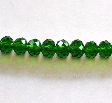 emerald crystal glass facet beads nugget wholesale