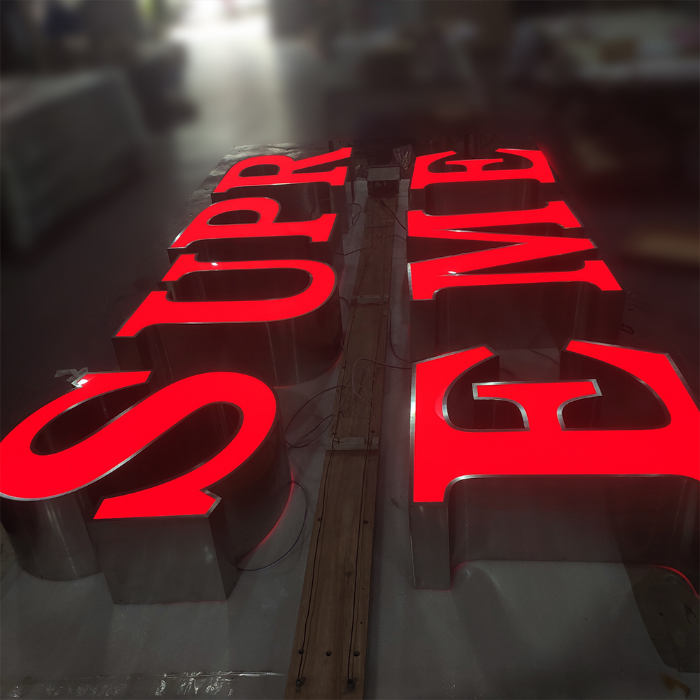 DINGYISIGN Professional Custom Outdoor Led Aluminium Frame Channel Letter Personalized Electronic Signs