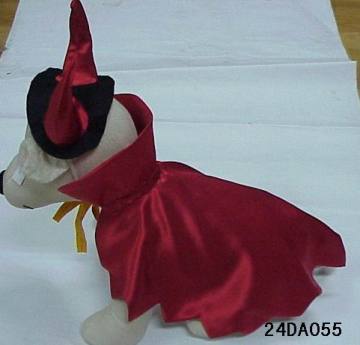 Red Halloween dog clothes