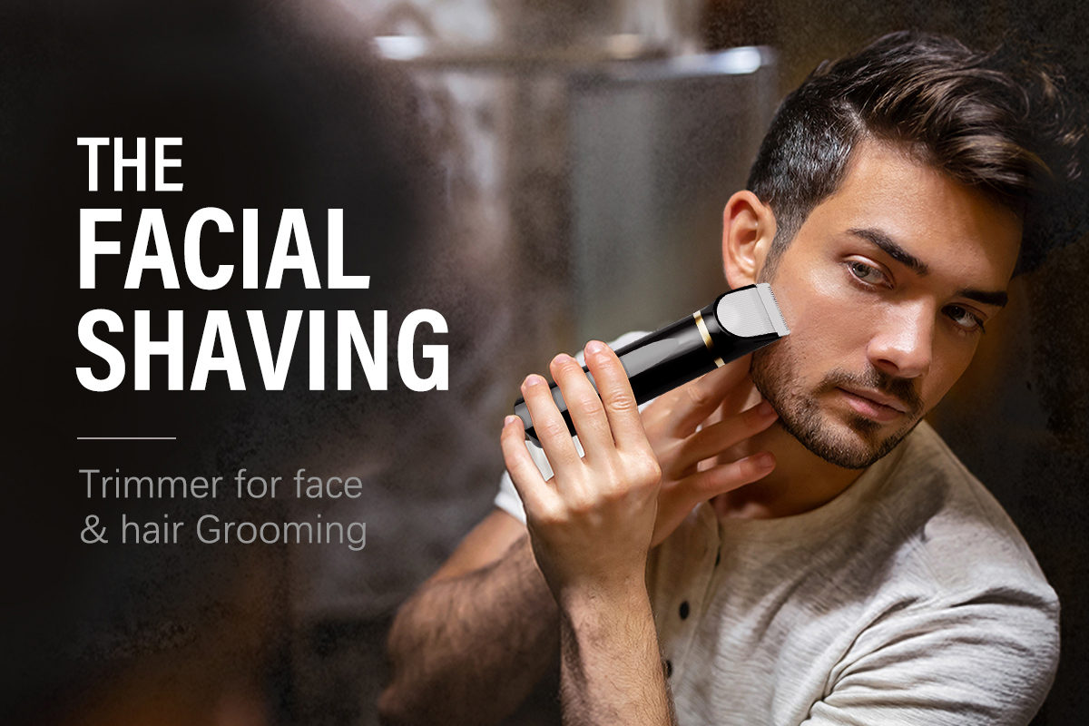 2 In 1 USB Facial Hair Trimmer