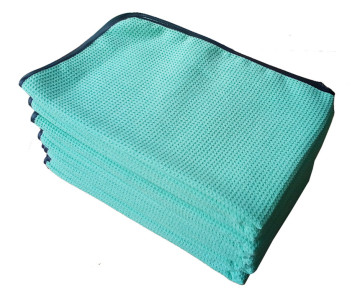 High Absorption 400gsm Waffle Check Microfiber Cloth