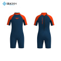 Seaskin Youth Wetsuit 원피스 백 Zip Neoprene 2.5mm 어린이 다이빙을위한 수영복