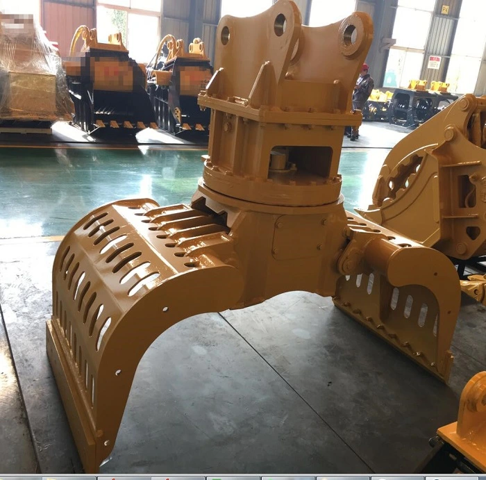 Excavator Hydraulic Rotating Grab Sorting Grapple