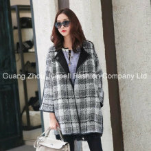 Wool Mix Color English Style Jacket