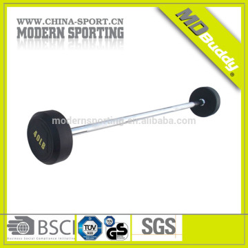 high quality 20kgs rubber barbell sets