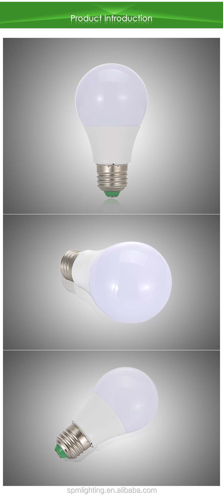 China express spare parts e27 5w 7w 9w 12watt aluminum led bulb