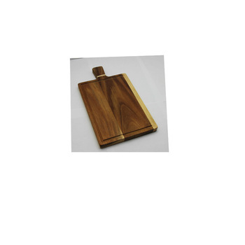 acaia wood strong cutting board with handle wholasale