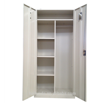 double door clothes cabinet metal file storage locker