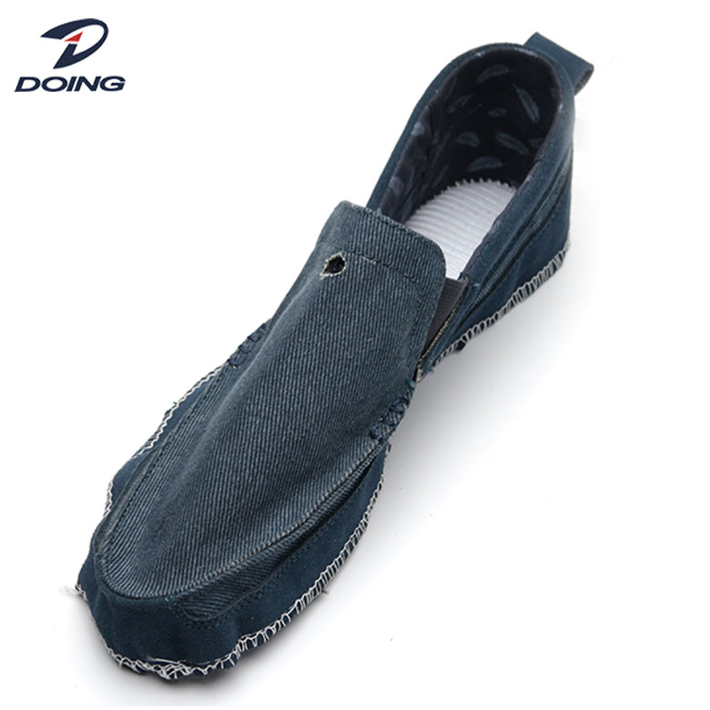 Custom made slip on men semi finished shoes upper