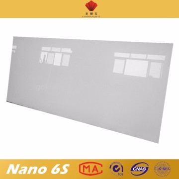 Super white micro crystallized glass stone decorative material