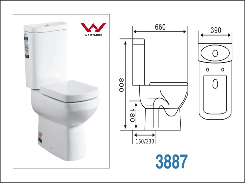 Made in China Bathroom Western Style Toilet Price