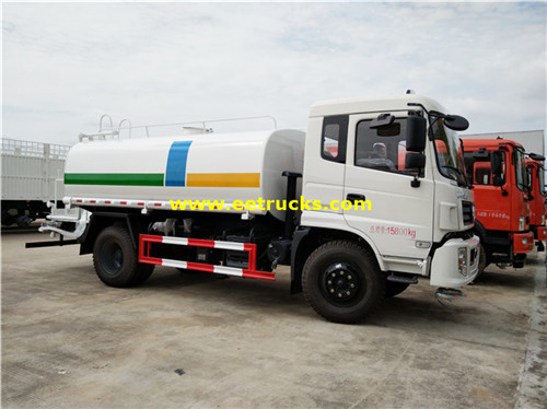 Dongfeng 190hp 11t Malori ya tank ya maji