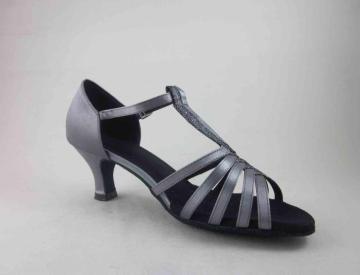 ladies grey satin dance shoes uk