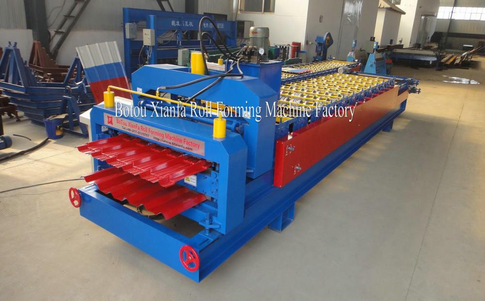 Galvanized Sheet Double Roof Roll Forming Machine