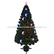 Moon and Star Decoration for Optical Fiber Christmas Tree