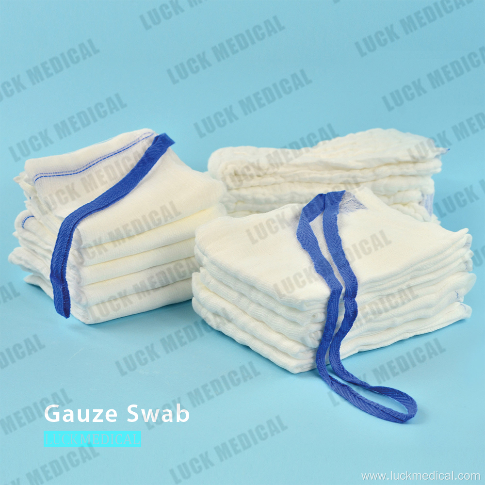 Gauze Swab Lab sponges X-Ray Detectable Thread