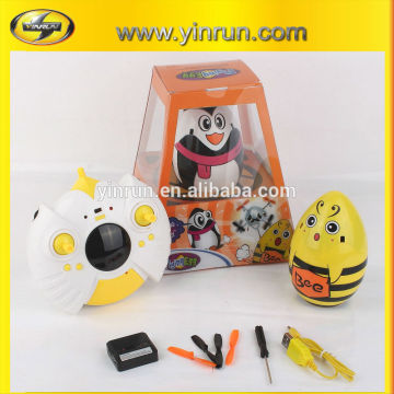 battery operated flying toy Bee/Penguin/Sliver Egg hand throwing drone rc helicopter china