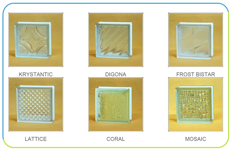 Glass Brick Manufacture clear hollow glass block with 190*190*80 size best prices and quality