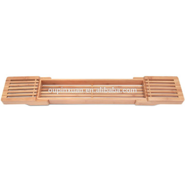 Adjustable Bamboo Bathtub Caddy Natual bathtub caddy