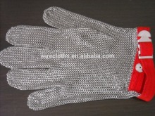 Stainless steel ring mesh/chain mail butcher glove