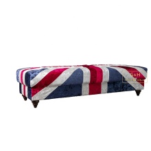 Velvet Ottoman Stool: Comfortable Fabric Ottoman Chairs