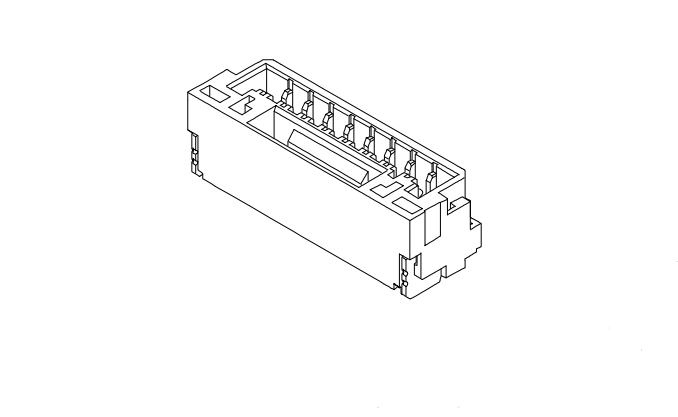 1,25 mm Tonhöhe 180 ° Wafer-Smt AW1257V-S-XP