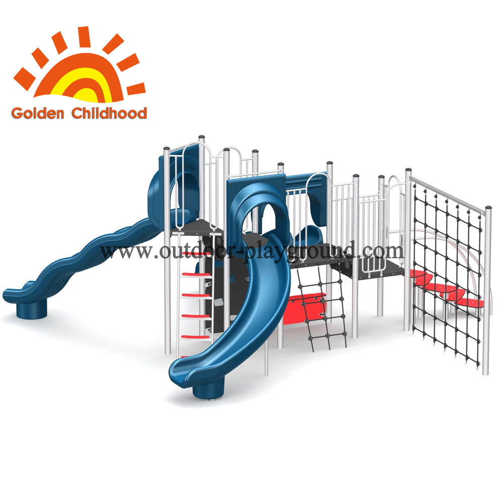 Climbing Blue Slide