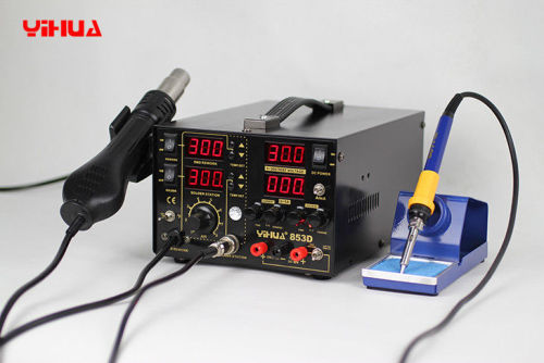 Digital Temperature Control 3 In 1 Soldering Station With 30v 5a Power