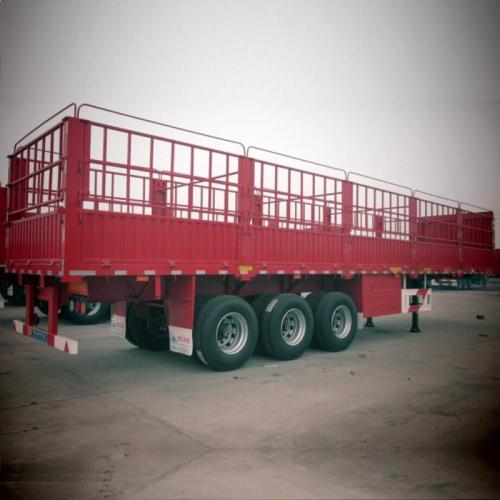 40tons Payload Stake/ Fence Cargo Semi-Trailer for Transportation