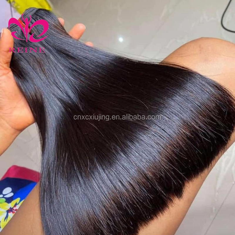 REINE wholesale 12a grade super double drawn raw virgin hair cuticle aligned 100% Brazilian bone straight Vietnamese human hair