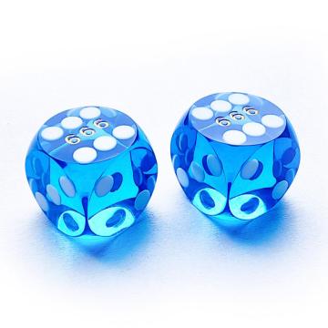 DICON DICE PROFESSIONNELLE PROFESSION DICE COIN ROND 5/8 &quot;(16 mm) avec numéro de série aléatoire, Dice de coupe de précision 16 mm