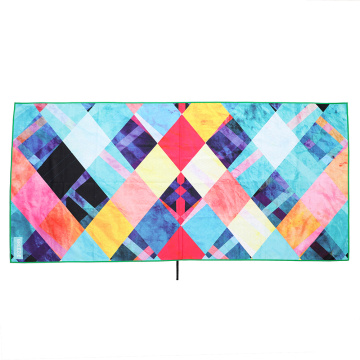 Custom microfiber double sided printed pattern beach towel