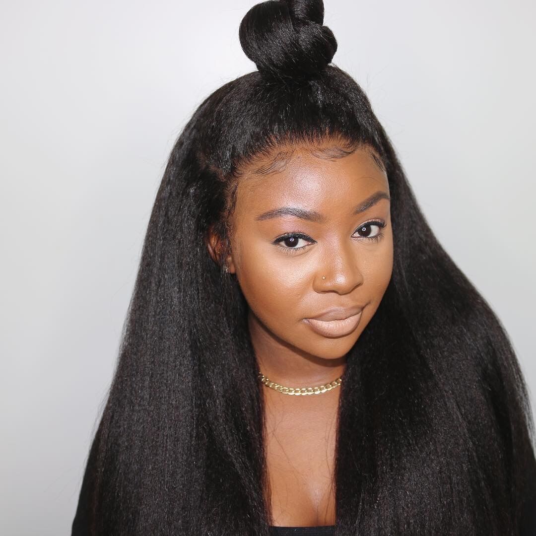 Cheap Remy Factory Price Brazilian Kinky Straight Hair 10 Inch Human Hair Extensions Hair Bundles with Frontal