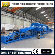 Continuous bright annealing furnace for copper productions