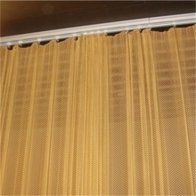 Wire mesh shower curtain