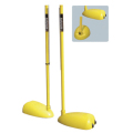 Movable badminton post