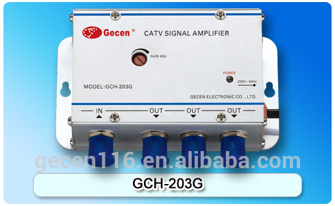CATV High gain Household amplifier 1 in 3 out