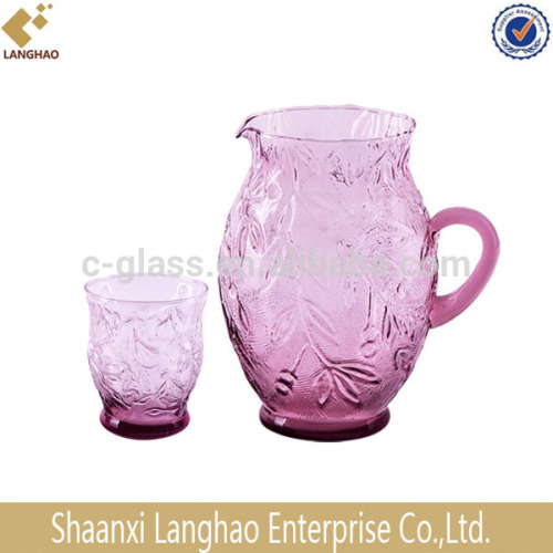 Glass Pitcher With Tumbler