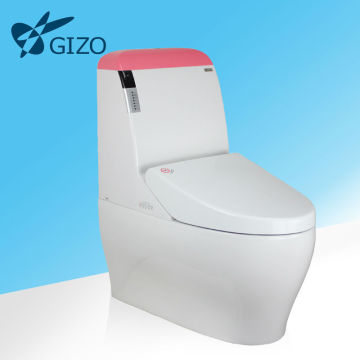 sensor toilet in small bathroom toilet