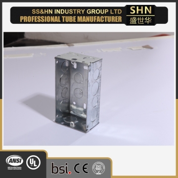 Gi boxes for switch box electrical conduits