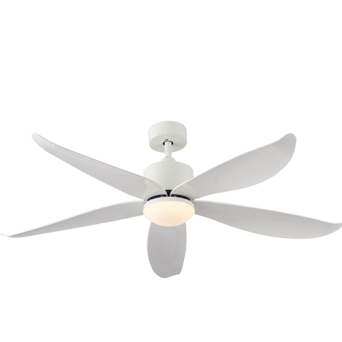 5 blade wood color ceiling fan lamp