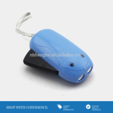 Snake Type ABS Material 2 Leds Dynamo Flash Light
