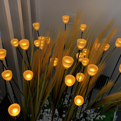 Luz decorativa led de jardim de fibra ótica de paisagem