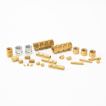 Nuts Brass M8 Putaran Hiasan Hiasan Benang Knurling