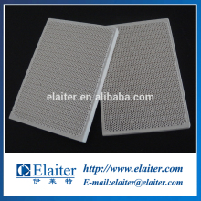 Porous cordierite honeycomb infrared catalytic ceramic plate for BBQ burners