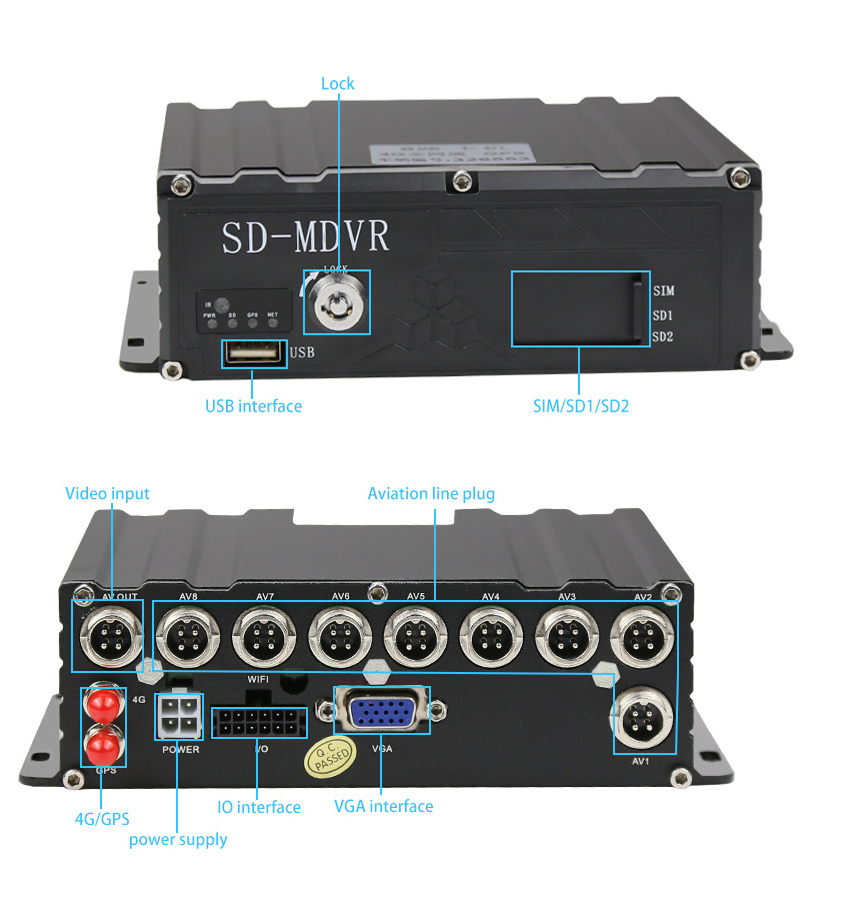 8CH 4G MDVR