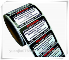 Roll Adhesive Sticker Wine Label, Tin Wine Bottle Neck Label, Vinyl Wine Label