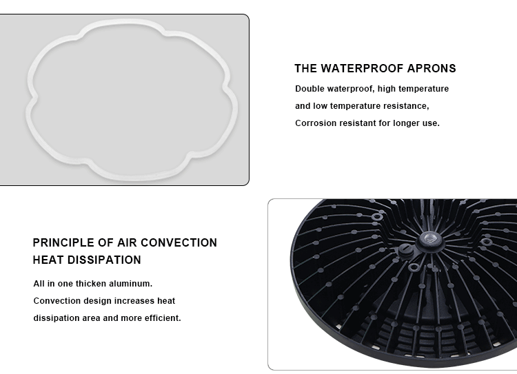 KCD good quality high lumen spd Meanwell driver commercial ufo indoor high bay led light