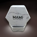 Hexagon Custom Logo Marble κοσμήματα κουτί δώρου