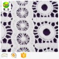 100% cotton chemical embroidery lace dress fabric